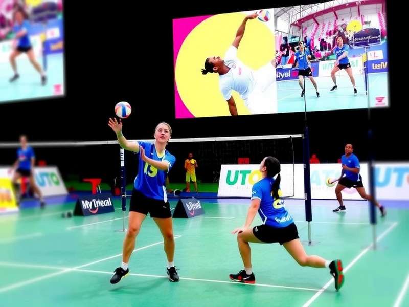 Volley Prime Invincibles - India Tour Volley Prime India Tour event in Bangalore with players competing on big screens