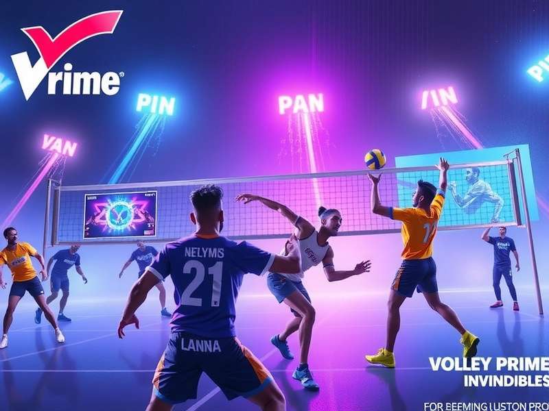 Volley Prime Invincibles - Gaming content creators Indian YouTuber streaming Volley Prime Invincibles gameplay